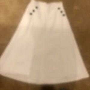 White skirt
